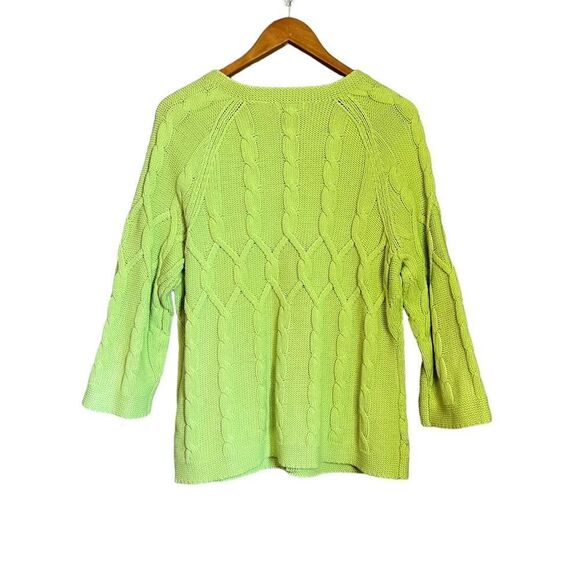 3 for $30! Liz & co green button cardigan. Size xl - Picture 11 of 11